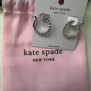 Kate Spade Silver Hoop Earrings